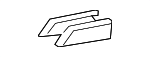 7213747060 - Body: Rear End Track Cover for Toyota Image