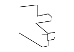722650R010 - Body: Seat Track Front Cover for Toyota Image