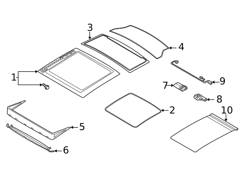 Sunroof for 2023 Ford Escape #0