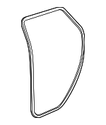 84931203 - : Rear Driver Side Door Weatherstrip for GM Image