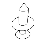 MU488006 - Body: Bumper Cover Clip for Mitsubishi Image