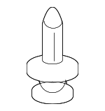 MR328954 - Body: Air Deflector Clip for Mitsubishi Image