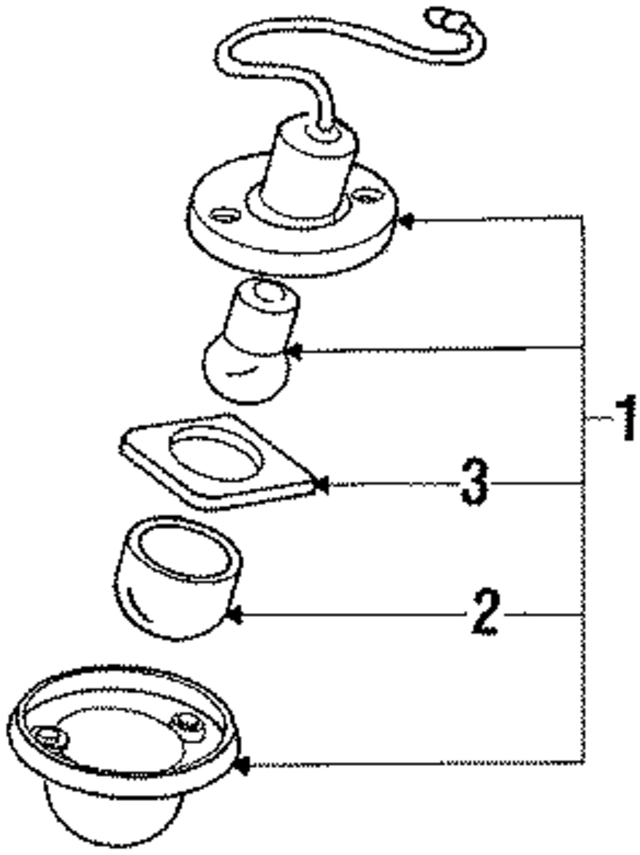 MB241196 - Electrical: Lamp Assembly for Mopar Image