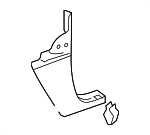 8P0867272C61S - Body: Kick Panel Trim for Audi: A3, A3 Quattro Image