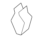 8P0867633 - Body: Kick Panel Retainer for Audi Image