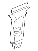 8P4867243C4L7 - Body: Upper Center Pillar Trim for Audi: A3, A3 Quattro Image