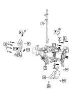52123854AB - : Power Transfer Unit Bracket for Chrysler: 200 | Jeep: Cherokee Image