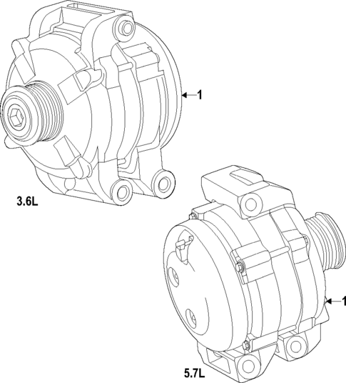 Alternator for 2022 Jeep Grand Cherokee L #0