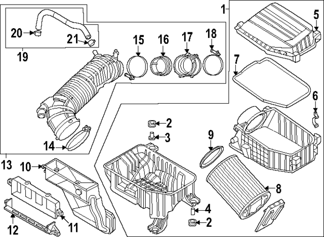 28111K9300 - : Upper Cover for Hyundai Image
