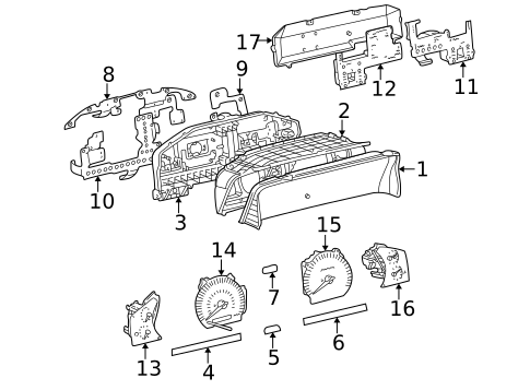 Instrument Gauges for 2002 Toyota Land Cruiser #0