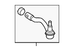 906460034864 - Steering: Outer Tie Rod for MB Vans Image