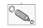 9064601900 - Steering: Boot Kit for MB Vans Image