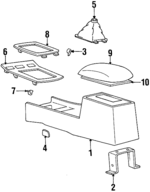 8465234600 - : 1997-1998 Hyundai Sonata - Upper Cover Plate for Hyundai: Sonata Image
