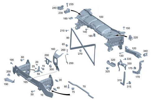Front Stiffening and Radiator Support for 2021 Mercedes-Benz GLE580 #0