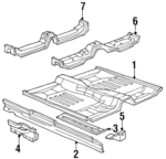 F6DZ5410062AA - Body: Extension for Ford: Taurus | Lincoln: Continental | Mercury: Sable Image
