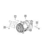 6509285AA - Air Conditioners and Heaters: Hex Flange Head Bolt for Mopar Image
