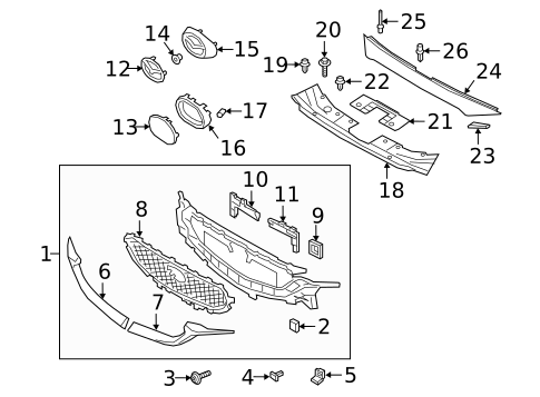 Grille & Components for 2019 Mazda CX-5 #0