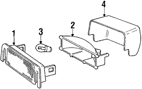 High Mount Lamps for 1992 Volvo 240 #0