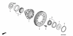 41100R5M305 - Transmission - Automatic: DIFFERENTIAL for Honda Image