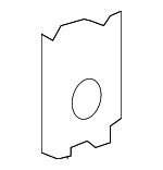 4994164565 - Body: Bracket Nut for Mercedes-Benz Image