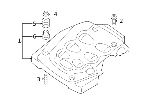 Engine Appearance Cover for 2005 INFINITI G35 #0
