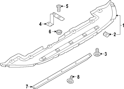 Under Cover & Splash Shields for 2025 Audi Q8 e-tron Sportback #1