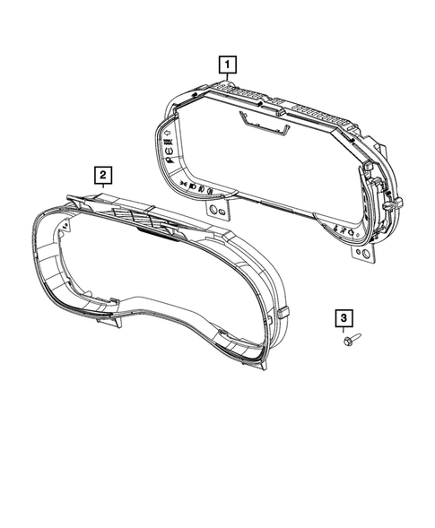 Instrument Panel Cluster for 2023 Ram 2500 #0