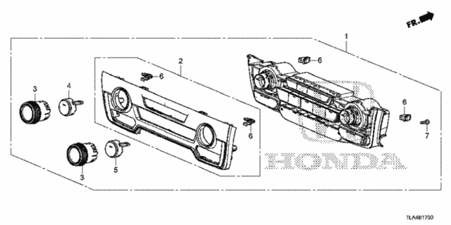 Auto Air Conditioner Control (1) for 2020 Honda CR-V #0