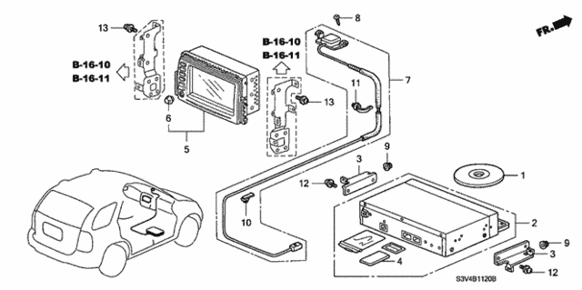 Navigation System (1) for 2002 Acura MDX #0