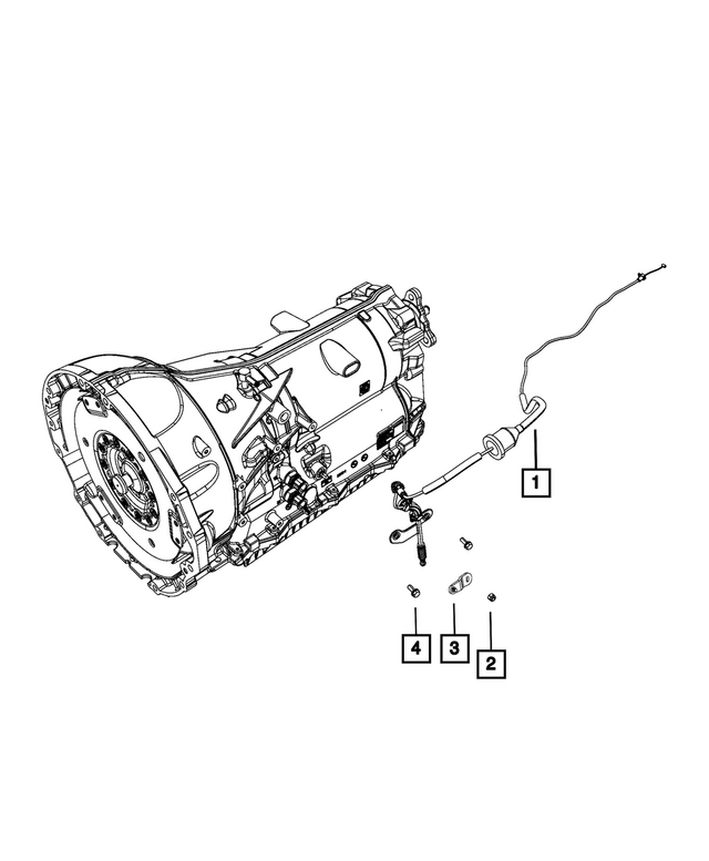 4670709AA - 845RE; 8-Speed; Automatic Transmission: Manual Control Lever for Mopar Image
