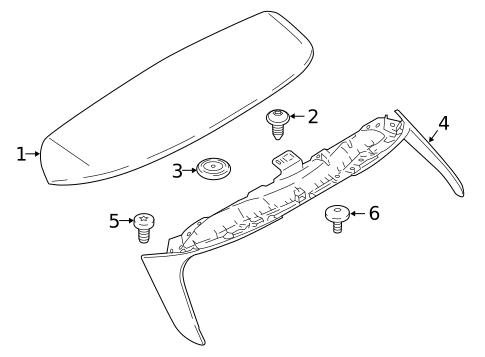 Spoiler for 2016 BMW X1 #0