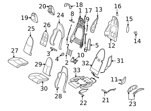 Air Bag System for 2006 Porsche Cayman #1
