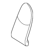 99752158100 - Body: Seat Back Pad for Porsche: 911, Boxster, Cayman Image