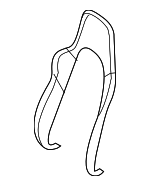 99752115501FLC - Body: Seat Back Cover for Porsche: 911, Boxster, Cayman Image