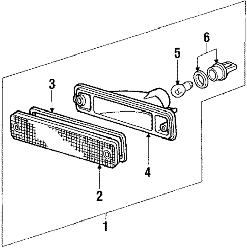 Park Lamps for 1990 Honda Civic #0