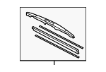 76730S3N003 - Body: Wiper Blade for Acura Image