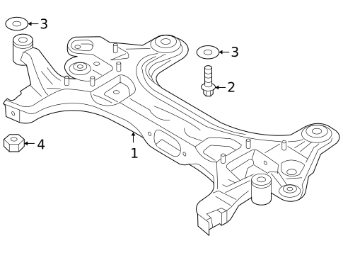 Suspension Mounting for 2009 Chevrolet Aveo #0