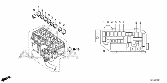 Control Unit (Engine Room) (2) for 2014 Acura TSX #0