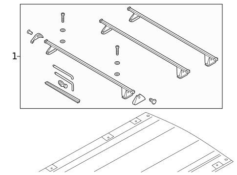 Luggage Carrier for 2019 Ford Transit-150 #0