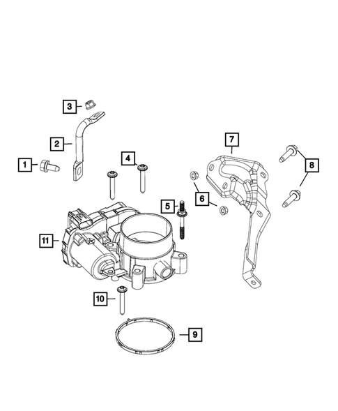 Throttle Body for 2017 Chrysler 200 #0