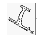 T2H30245 - Body: Center Pillar for Jaguar Image