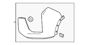 2020-2023 Chevrolet Front Passenger Side Bumper Outer Filler 84678868 ...