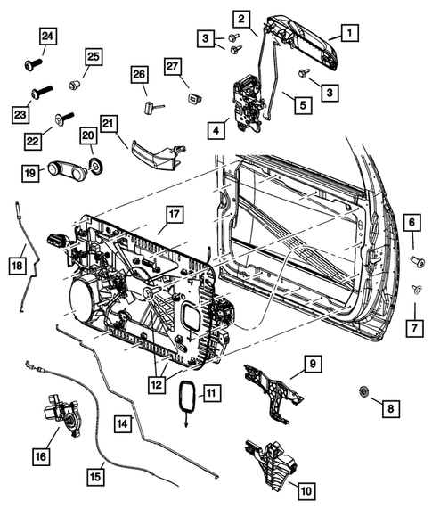 Front Door for 2023 Ram 2500 #0