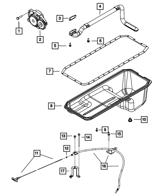4429460 - Engine 6.7L Cummins (Diesel): Hex Flange Head Bolt, Mounting for Mopar Image