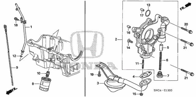 Oil Pump for 2007 Honda Civic #0