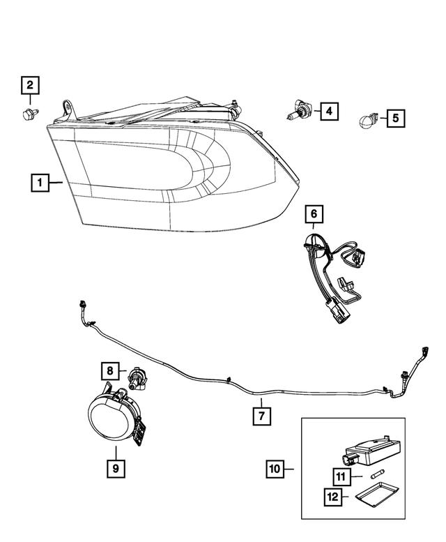 9433040 - Electrical: Bulb for Mopar Image
