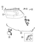 68276121AA - Electrical: Headlamp Park And Turn Lamp, Left for Ram: 1500, 2500, 3500 Image