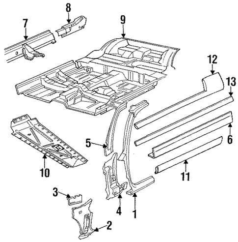 Uniside for 1991 Dodge Shadow #2