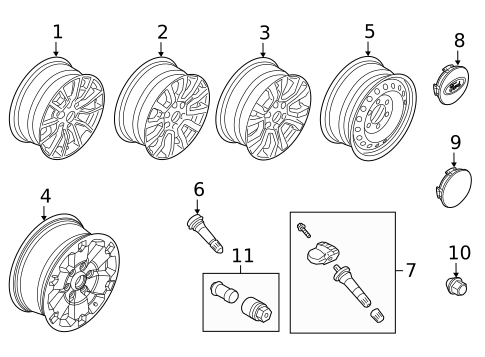 Wheel for 2020 Ford Ranger #0