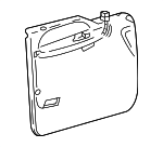 7C3Z2523942AB - Body: Door Trim Panel for Ford: F-250 Super Duty, F-350 Super Duty, F-450 Super Duty Image